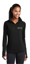 Load image into Gallery viewer, Ladies Sport-Wick Stretch 1/2-Zip Pullover / Black / High Desert Medical College