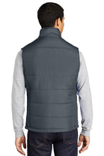 Load image into Gallery viewer, Puffy Vest / Grey Slate / Integrity College Of Health