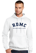 Load image into Gallery viewer, Core Fleece Pullover Hooded Sweatshirt / White / High Desert Medical College