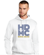 Load image into Gallery viewer, Core Fleece Pullover Hooded Sweatshirt / White / High Desert Medical College