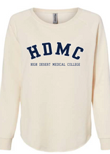 Load image into Gallery viewer, Women's California Wave Wash Crewneck Sweatshirt / Bone / High Desert Medical College