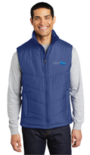 Load image into Gallery viewer, Puffy Vest / Mediterranean Blue / Central Coast College