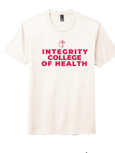 Load image into Gallery viewer, Perfect Tri Tee / Natural / Integrity College of Health
