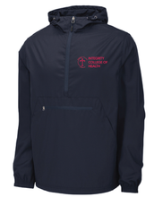 Load image into Gallery viewer, Packable Anorak / Navy / Integrity College of Health