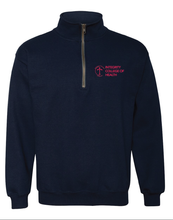 Load image into Gallery viewer, Core Fleece 1/4-Zip Pullover Sweatshirt / Navy / Integrity College of Health
