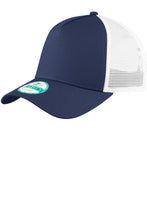 Load image into Gallery viewer, Snapback Trucker Cap / Navy &amp; White / High Desert Medical College

