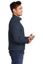 Load image into Gallery viewer, Core Fleece 1/4-Zip Pullover Sweatshirt / Navy / Central Coast College
