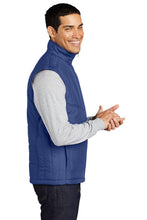 Load image into Gallery viewer, Puffy Vest / Mediterranean Blue / Central Coast College
