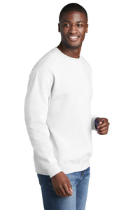Core Fleece Crewneck Sweatshirt / White / High Desert Medical College