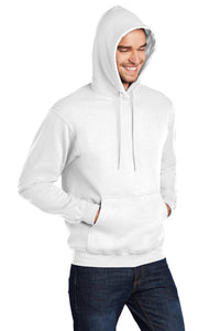Core Fleece Pullover Hooded Sweatshirt / White / High Desert Medical College
