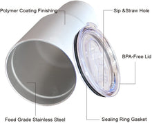 Load image into Gallery viewer, 32oz Stainless Steel Tumbler / White / Integrity College of Health
