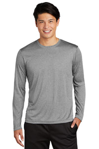 Long Sleeve Heather Contender Tee / Heather Grey / Central Coast College