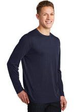 Load image into Gallery viewer, Long Sleeve Cotton Touch Tee / Navy / Central Coast College
