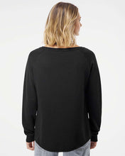 Load image into Gallery viewer, Women&#39;s California Wave Wash Crewneck Sweatshirt / Black / High Desert Medical College
