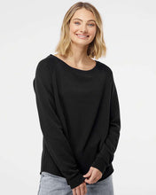 Load image into Gallery viewer, Women&#39;s California Wave Wash Crewneck Sweatshirt / Black / High Desert Medical College
