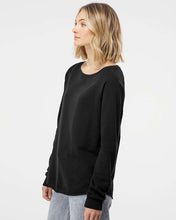 Load image into Gallery viewer, Women&#39;s California Wave Wash Crewneck Sweatshirt / Black / High Desert Medical College
