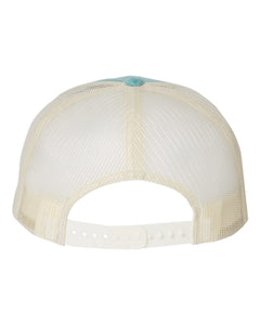 Low Pro Heather Trucker Cap / Teal / High Desert Medical College