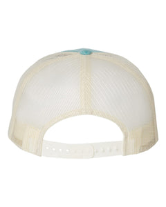 Low Pro Heather Trucker Cap / Teal / Integrity College of Health