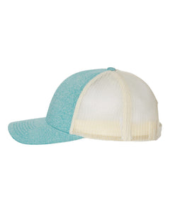 Low Pro Heather Trucker Cap / Teal / Integrity College of Health