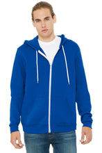 Load image into Gallery viewer, Unisex Sponge Fleece Full-Zip Hoodie / Royal / Central Coast College
