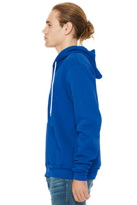 Unisex Sponge Fleece Full-Zip Hoodie / Royal / Central Coast College