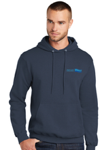 Load image into Gallery viewer, Core Fleece Pullover Hooded Sweatshirt / Navy / Central Coast College
