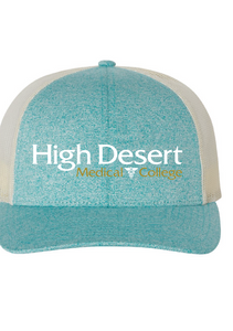 Low Pro Heather Trucker Cap / Teal / High Desert Medical College