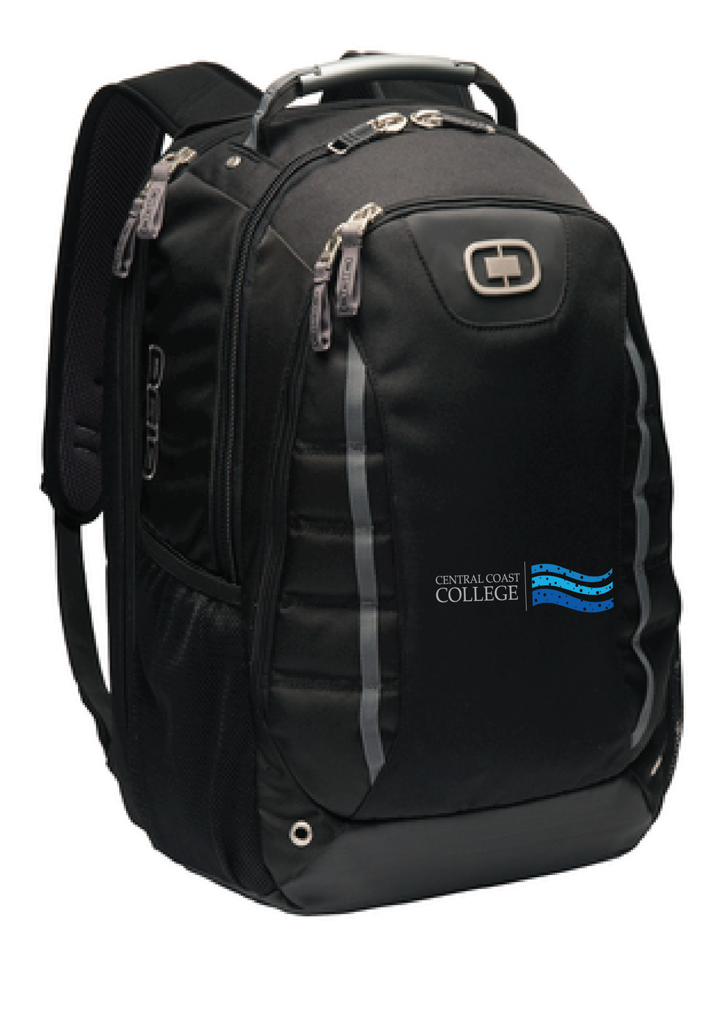 OGIO Pursuit Backpack / Black / Central Coast College