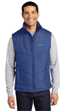 Load image into Gallery viewer, Puffy Vest / Mediterranean Blue / Central Coast College
