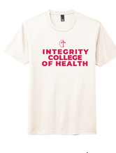Load image into Gallery viewer, Perfect Tri Tee / Natural / Integrity College of Health

