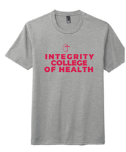 Load image into Gallery viewer, Perfect Tri Tee / Grey Frost / Integrity College of Health
