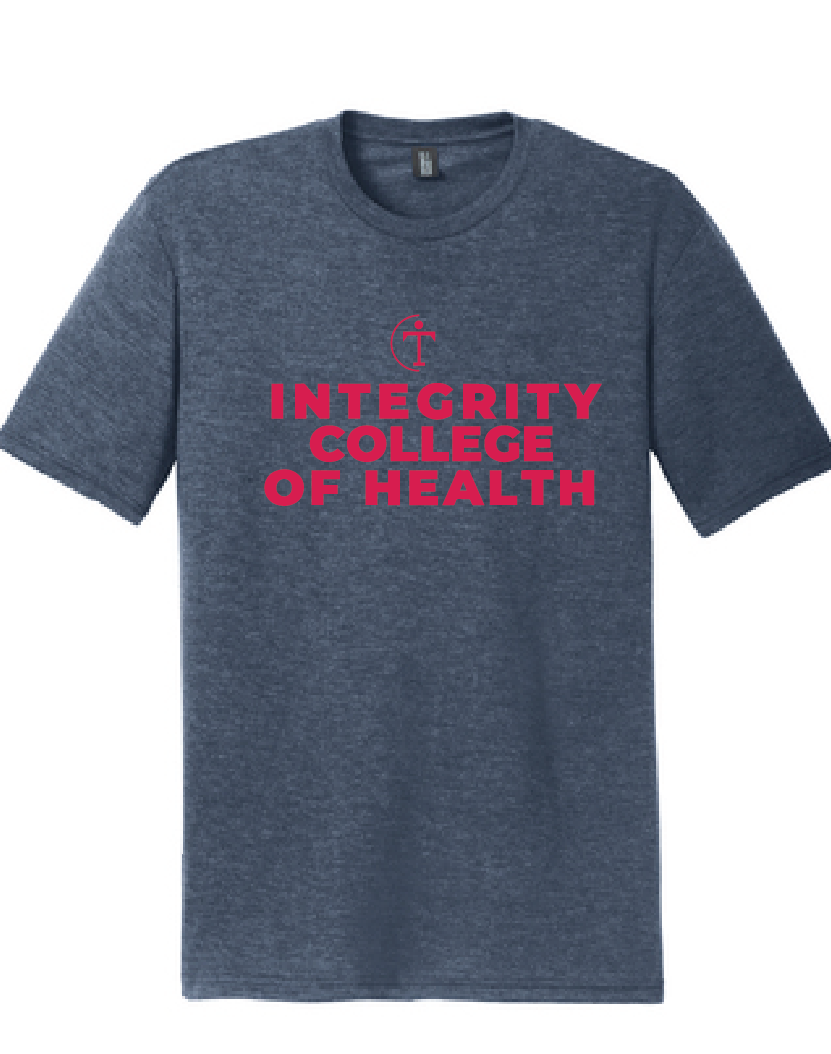 Perfect Tri Tee / Navy Frost / Integrity College of Health