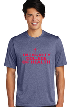 Load image into Gallery viewer, Heather Contender Tee / True Navy Heather / Integrity College of Health
