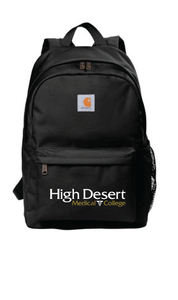 Carhartt Canvas Backpack / Black / High Desert Medical College